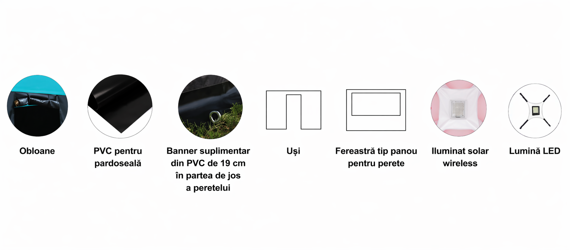 pereti cort gonflabil